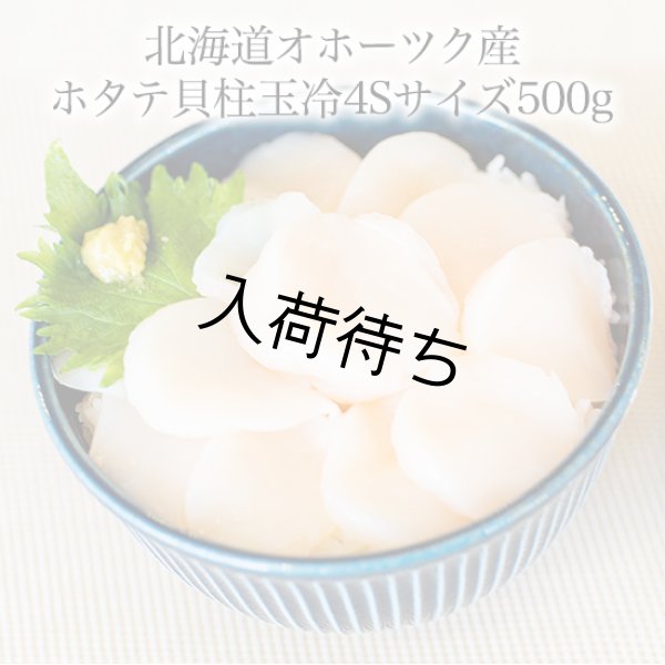 画像1: 北海道猿払産 ホタテ玉冷冷凍貝柱 4Sサイズ500g 26〜30玉 【正規品】 (1)