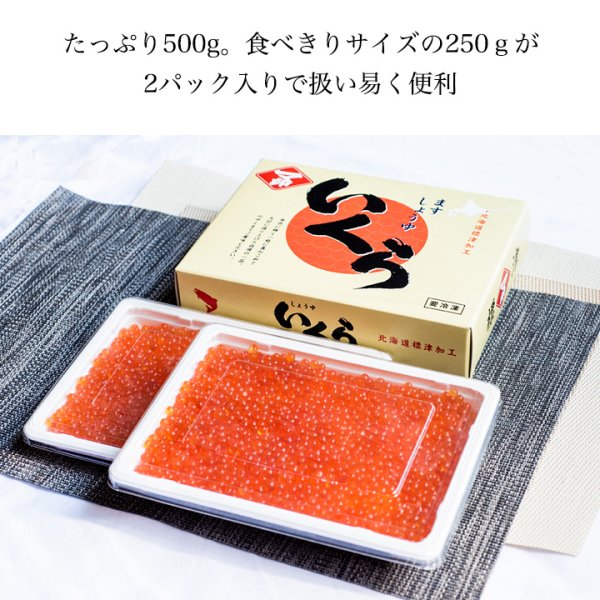 画像5: マ印 鱒いくら醤油漬け500g（250g×2パック） (5)